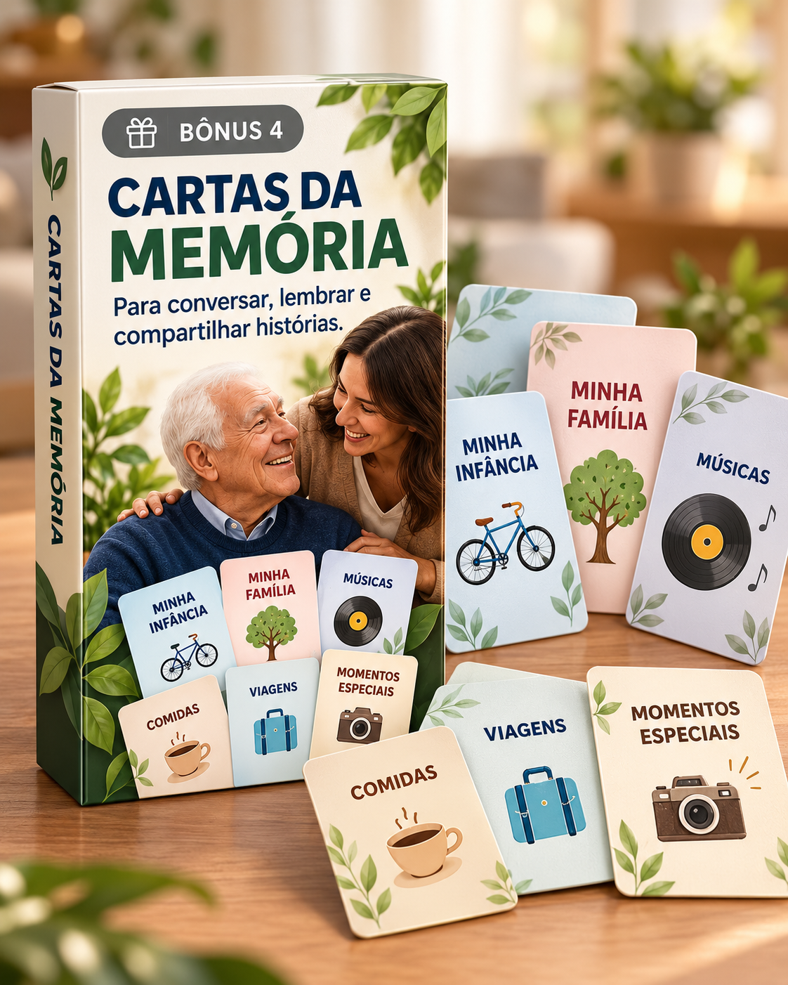 Mockup Cartas da Memória